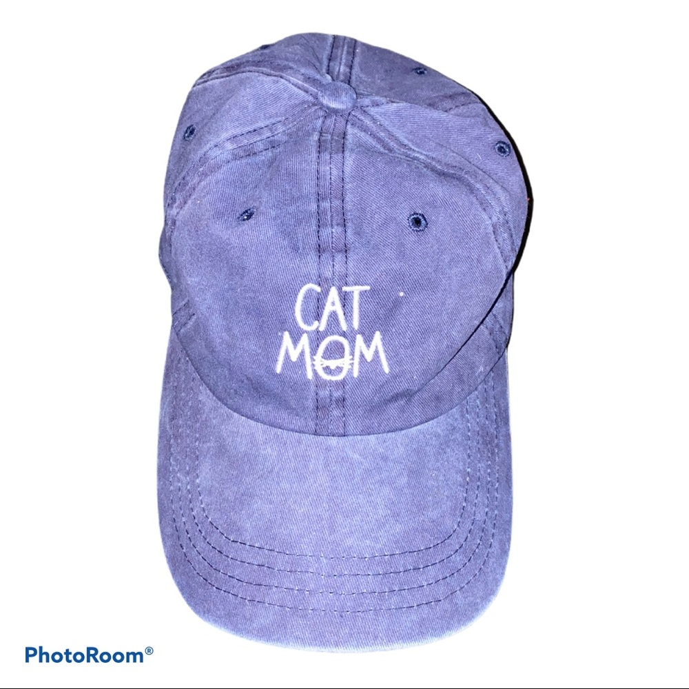 Cat Mom Embroidered Baseball Cap